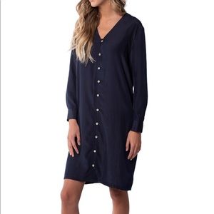 Stella Long Sleeve Button Down Dress
